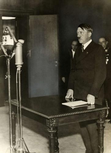 Hitler Announces Withdrawal from the League of Nations